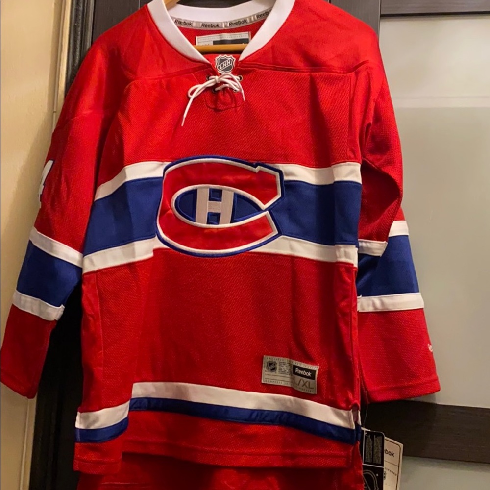 NHL jersey rare LEBO auth original tags XL